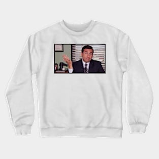 Michael Scott shrug Crewneck Sweatshirt